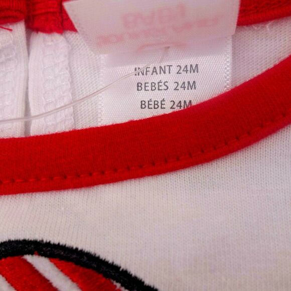 NEW Youngland Baby Santa Claus Christmas Holiday Dress Size 24 Months - Picture 4 of 6